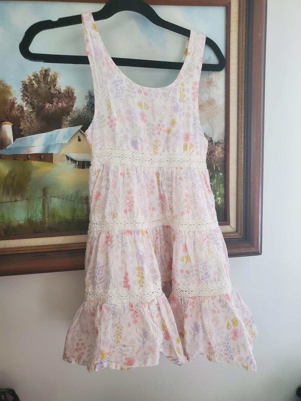 Tommy Bahama 3t Pastel Floral Tiered Sundress for Girls